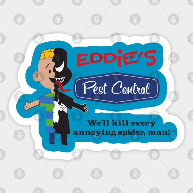 Eddie's Pest Control Sticker by joefixit2